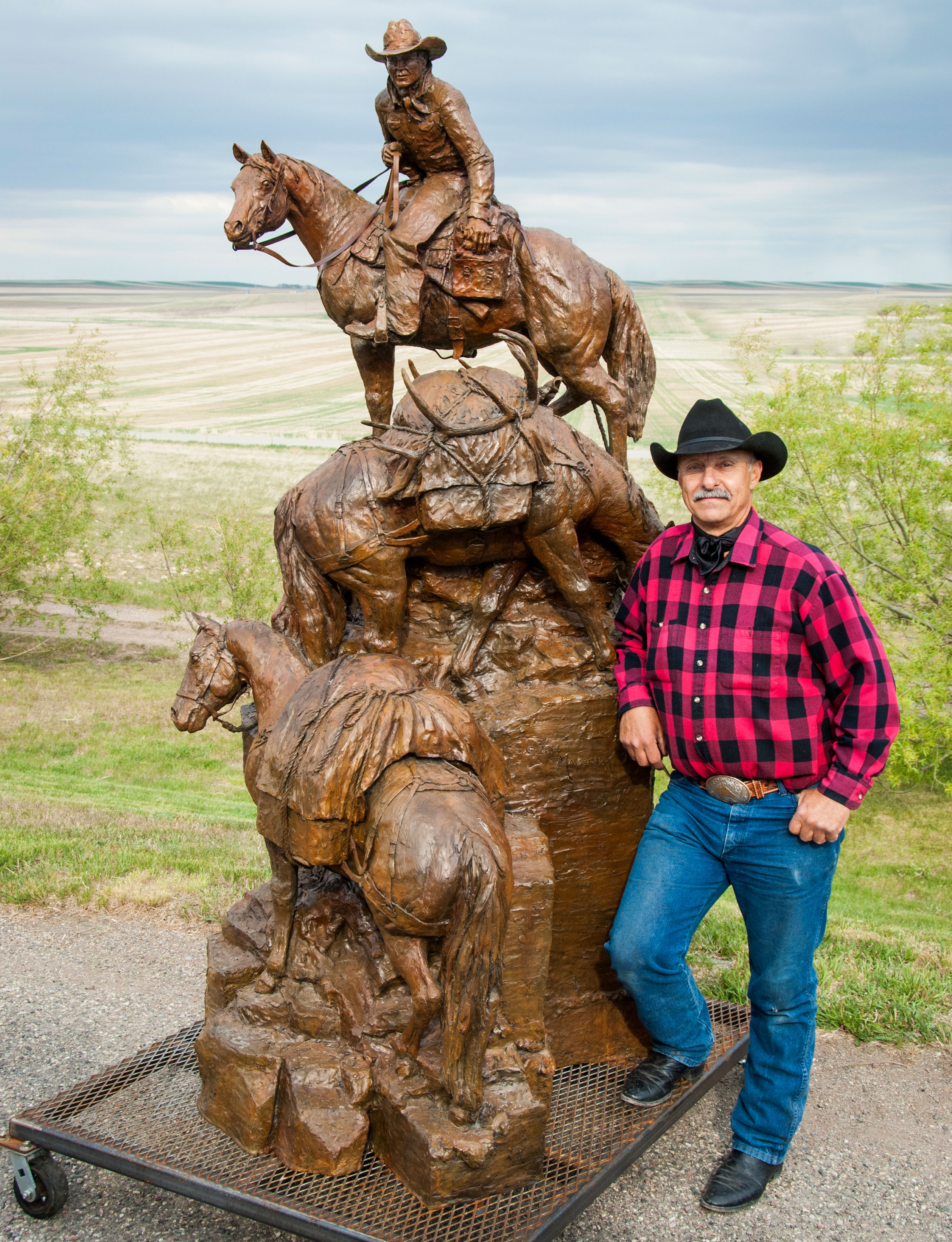 About Ken Mayernik Montana Artist western and wildlife bronze sculptor